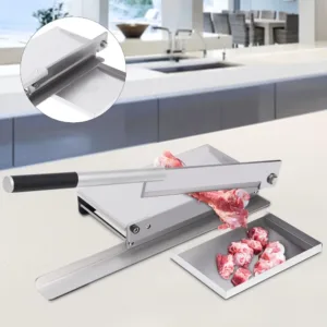 Manual Meat Bone Cutter Slicer Saw Cut Machine Hand Herb Root Slicer Heavy Duty Chicken Cutting With Blade Chopper Fish